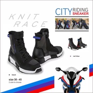 BMW Motorcycle Riding Outdoor Short Boots Non-Slip Warm Leisure Four Seasons Motorcycle Travel Shoes Men