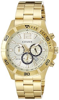 ▶$1 Shop Coupon◀  Citizen Men s AN8122-51P Gold Stainless-Steel Plated Japanese Quartz Dress Watch