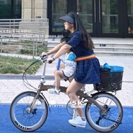 KOSDA22Inch Aluminum Alloy Ultra-light8-10Portable Commuting Folding Bike for Men and Women