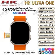 [NEW] Ultra 4g Smartwatch With Camera 8gb + 128gb S9 Hk Ultra One Smart Watch Android Support Sim Ca