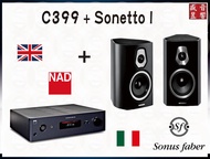 C399 NAD 綜合擴大機 + Sonus Faber Sonetto I 喇叭『公司貨』快速詢價 ⇩