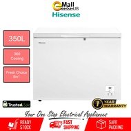 Hisense Chest Freezer 350L Big Capacity 360-Cooling Freezer FC428D4BWYS FC428 FC428D4 | Peti Sejuk B