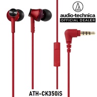 Audio-Technica ATH-CK350iS In-Ear Earphone with In-Line Microphone