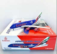HX Airbus Emirates A380 aircraft model