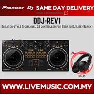 Pioneer DJ DDJ-REV1 2-deck Serato DJ Controller With Monitor Speaker And Bag - Black ( DDJREV1 / DDJ