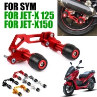 For SYM JET-X 125 JET-X 150 X125 X150 JETX Motorcycle Accessories Muffler Exhaust Sliders Crash Pad 
