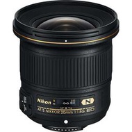 ☆晴光★ 超殺現金價 Nikon FX 20mm F1.8 G AF-S ED 廣角定焦 國祥公司貨 台中可店取