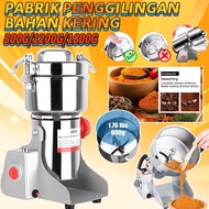 Mesin Pengisar Rempah Electric Grain Grinder Steel Grinder Machine Big Capacity Dry Food Powder Crus