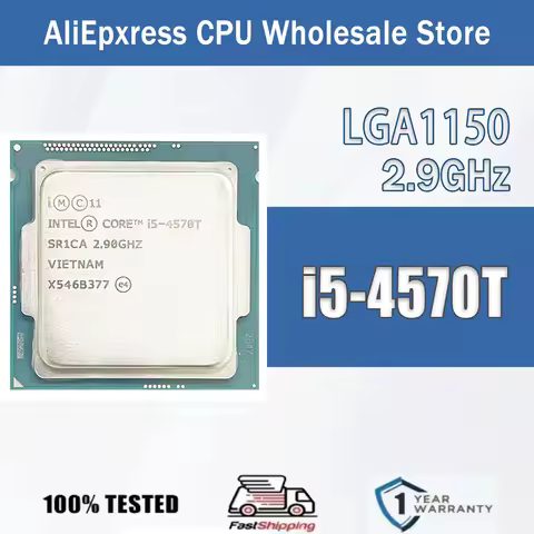 Intel Core I5-4570T 2.9GHz 2 Cores 4 Threads 4M 35W I5 4570T Computer CPU Processor Server Package L