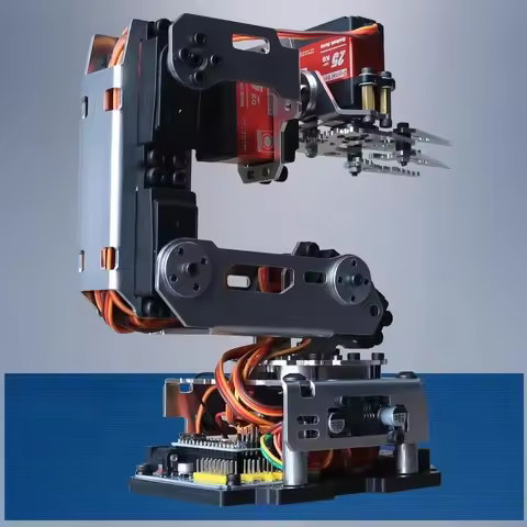 APP Control 6 Dof Metal Mechanical Arm Aluminum Alloy Bracket High Quality Robot Arm for Arduino Rob