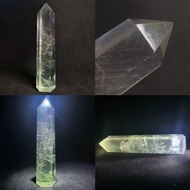 🔥Actual Product🔥109mm/118g China Water Clear Green Fluorite Crystal Energy Tower清透绿萤石能量水晶柱子摆件收集品