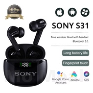 SONY S31 Wireless Headset Bluetooth In-ear Earbuds V5.1 Sports Bluetooth Headphone Earphones HiFi Stereo Music with Charging Box