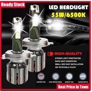 Car LED Car Headlight LED 55W 6500K H1 H3 H4 H7 H11 9005 9006 9012 LED Headlight Bulb Lampu Kereta L