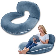 INSEN Reading Pillow, Back Pillow for Sitting in Bed for Reading, Nurse & Relax, Reading Pillow for 