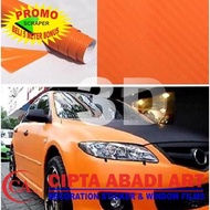 3D ORANGE FIBER CARBON/STICKER STICKER L-150 CM