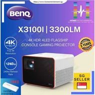 BenQ X3100i 4K HDR 4KED 3300 ANSI Lumens Flagship Console Gaming Projector | Free Certified Android 