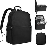 CADeN Camera Backpack Bag with 15.6" Laptop Compartment USB Charging Port, Waterproof Camera Case fo