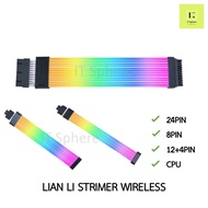 WIRELESS LIAN LI STRIMER Plus 24 rgb 8pin 6+2 12 16pin 24pin STRIMER lianli CPU for 3000 4000 series