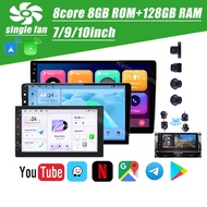 Android Car Screen android15 8 Core 8+128G Built-In Fan Radio With 360 Camera GPS+WIFI Player 7/9/10