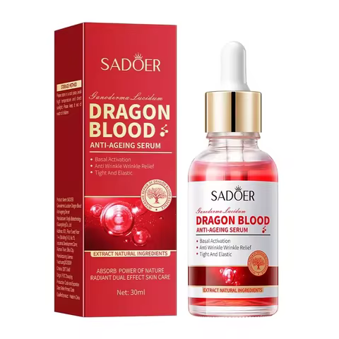 SADOER Anti-Wrinkle Essence Skin Rejuvenation Firming Moisturizing Ganoderma Lucidum Dragon Blood fo