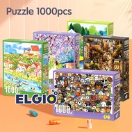 ELGIO Puzzle 1000 pcs Choose Picture Jigsaw Puzzle 1000 Piece Jigsaw Puzzle