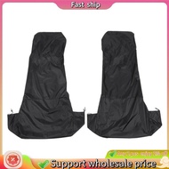 Fast ship-2x Universal Waterproof Nylon Front Car Van Seat Covers Protectors Black Pair