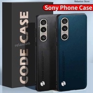 Matte Casing For Sony Xperia 1 10 VI 10VI 1VI Xperia10VI Xperia1VI 5G Slim Plain Skin Leather Phone 