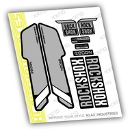Decal fork ROCKSHOX RECON KLATEN DECAL BIKE bicycle sticker