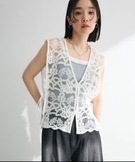 全新日本 Green Parks ELENCARE DUE 2 WAY 刺繡花造型衫 外套 (官網同步) ON SALES$148 全場現貨