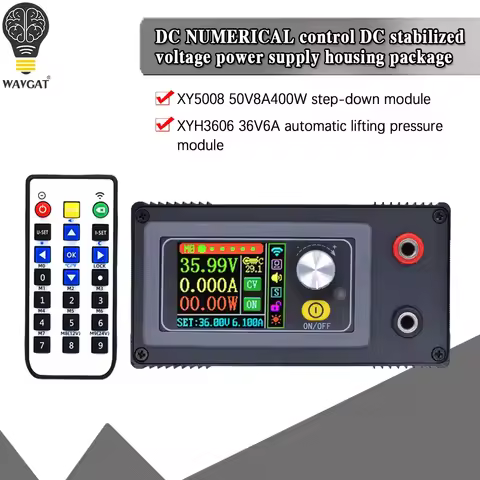 High-end DC DC Buck Converter CC CV 0-50V 6A 8A 216W 400W Power Module Adjustable Regulated laborato
