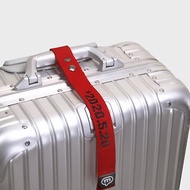 murmur客製行李飄帶-正紅帶