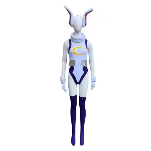 Anime My Hero Academia Mirko Cosplay Costume Rabbit Hero Mirko Outfits Women Jumpsuit with Rabbit Ea