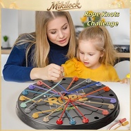 MIKILOCK Rope Knots Challenge Puzzle Game Improve Logical Thinking Creativity Family Interactive Toy