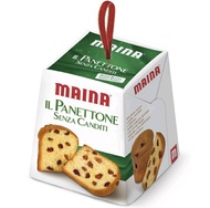 ไมน่า เค้กปาเน็ตโทนผสมลูกเกด เค้กเทศกาลคริสต์มาสอิตาลี Maina Mini Senza Canditi Panettone 100g.