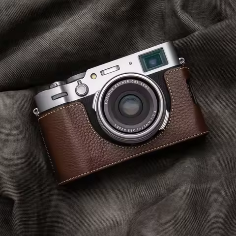 Retro X100VI Camera Bag X100VI Bag Protective Case for Fujifilm Fuji X100VI Case Handmade Genuine Le