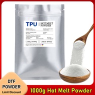 DTF Powder 1000G/35.3 oz White Digital Transfer Hot Melt Adhesive Pretreat Powder for DTF Printer Di