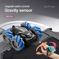 Kereta MAINAN RC 2025 Drift Stunt 360° Rotating Remote Control Hand Gesture Car With LED Light Music