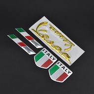 3D Ý Ý Cờ Xe Sticker Huy Hiệu Biểu Tượng Decal Cho PIAGGIO Vespa GTS 300 LX125 LX150 125 150 Tức Là 