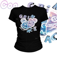(24H SHIP)Women's stretch t-shirt - Bear pattern - Slim fit - Soft and breathable - Fashionable and 
