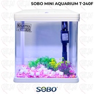 SOBO T-240F Mini Aquarium Set Lengkap (Pump, Filter, Led Light)