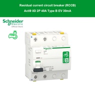 Schneider Electric EV Charger 2โพล 40 แอมป์ Residual Current Circuit BreakerActi9 ilD 2P 40A 30mA Ty