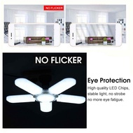 75W Foldable Fan Blade LED Pendant Lights E27 LED Bulb 85-26