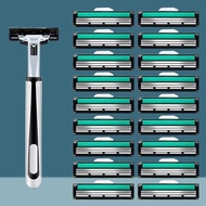 Geely Universal Razor Manual 2-Layer Blade Male Razor Blade Beard Blade Blade Holder Male Shaving Fa