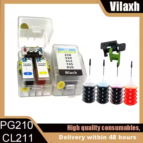 PG210 CL211 Smart Ink Cartridge pg210 cl211 210 211 for Canon Pixma MP240 MP250 MP260 MP270 MP280 MP