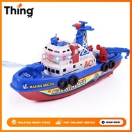 Baby Care Kids Toy Water Gun Boat Bathing Toys With Light Ship Fire Engine Boat - 6145