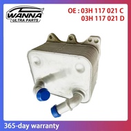 OE 03H117021C 03H117021D Engine Oil Cooler for VW CC B7 11-16 Magotan Passat Touareg 10-18 SKODA Sup