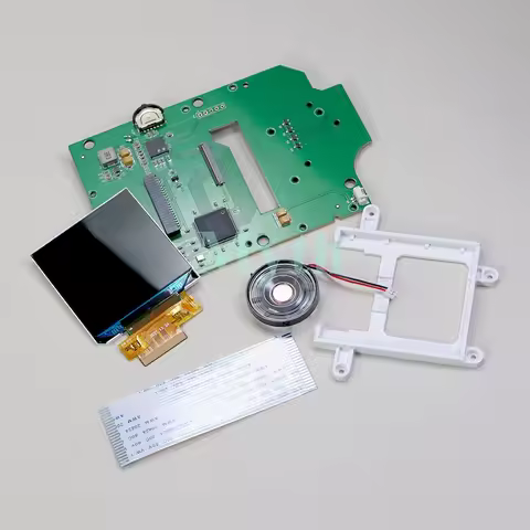 2Sets For GB V4.0 2.45 inch IPS Screen Kits Highlight LCD Display Screen For Nintendo GameBoy V4 Rep