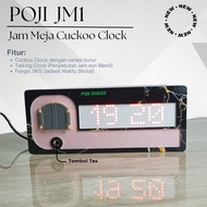 Multi-Function Table Clock Cuckoo Clock and Prayer Time Schedule POJI JM1