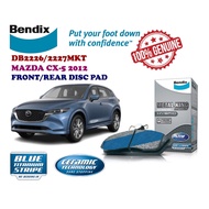 Mazda CX-5 2012 Front / Rear BENDIX Disc Pad DB2226 / DB2227