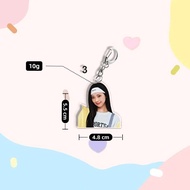 BABYMONSTER Merchandise RAMI Li Charen AHYEON Kawai Ruhua ASA Keychain 1534